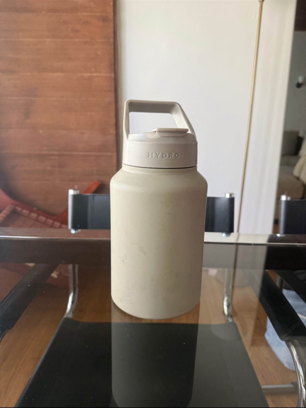 HydroJug White 64oz Sport Water Bottle with Carry Handle - Picture 3 of 3
